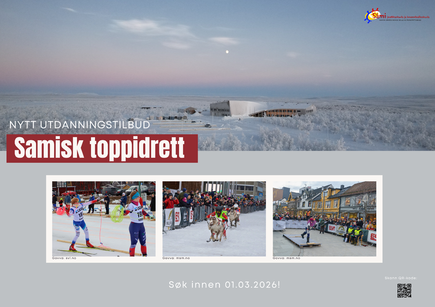 Plakat om samisk toppidrett