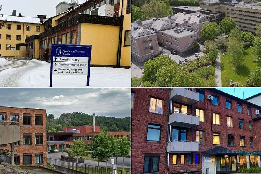 GK har inngått en fireårig rammeavtale med Sykehuset Telemark HF. Bildecollage: GK