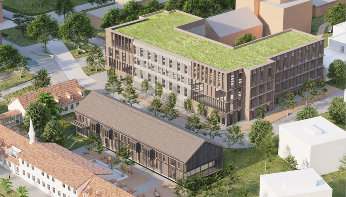 Illustrasjon av Nye Aker Sykehus, Foto: Helse Sør-Øst RHF og prosjekteringsgruppen Team Aker ANS Anne Guri Grimsby Illustrasjon av Nye Aker Sykehus, Foto: Helse Sør-Øst RHF og prosjekteringsgruppen Team Aker ANS Anne Guri Grimsby