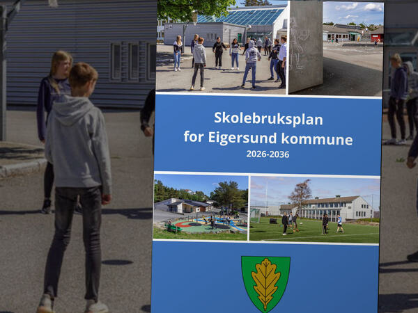 Framsiden av planen skolebruksplan