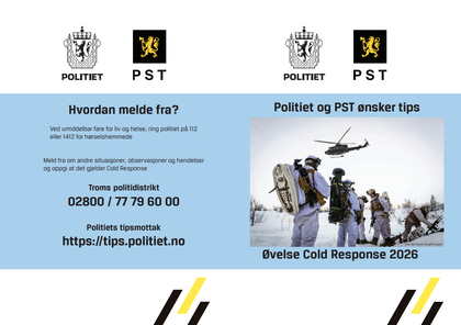 Plakat. Hvordan melde fra om uvanlig aktivitet. Politiet og PST ønsker tips.