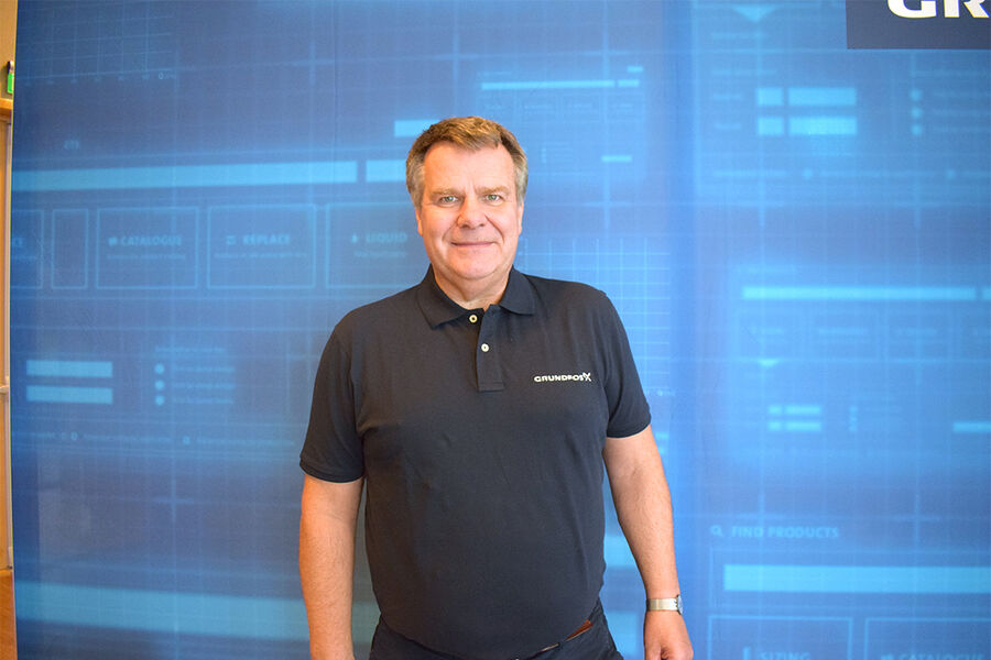 - Jo enklere det er å stille pumpen riktig, desto mer bærekraftig blir driften, forklarer Bjørn Berg, Key Account Manager i Grundfos.