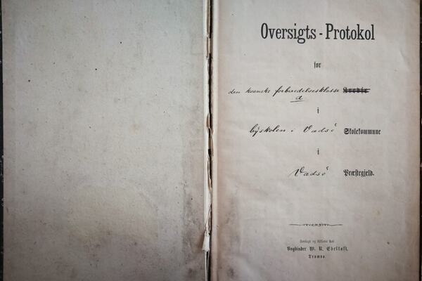 Vadsø skole kvensk klasse 1881-1891