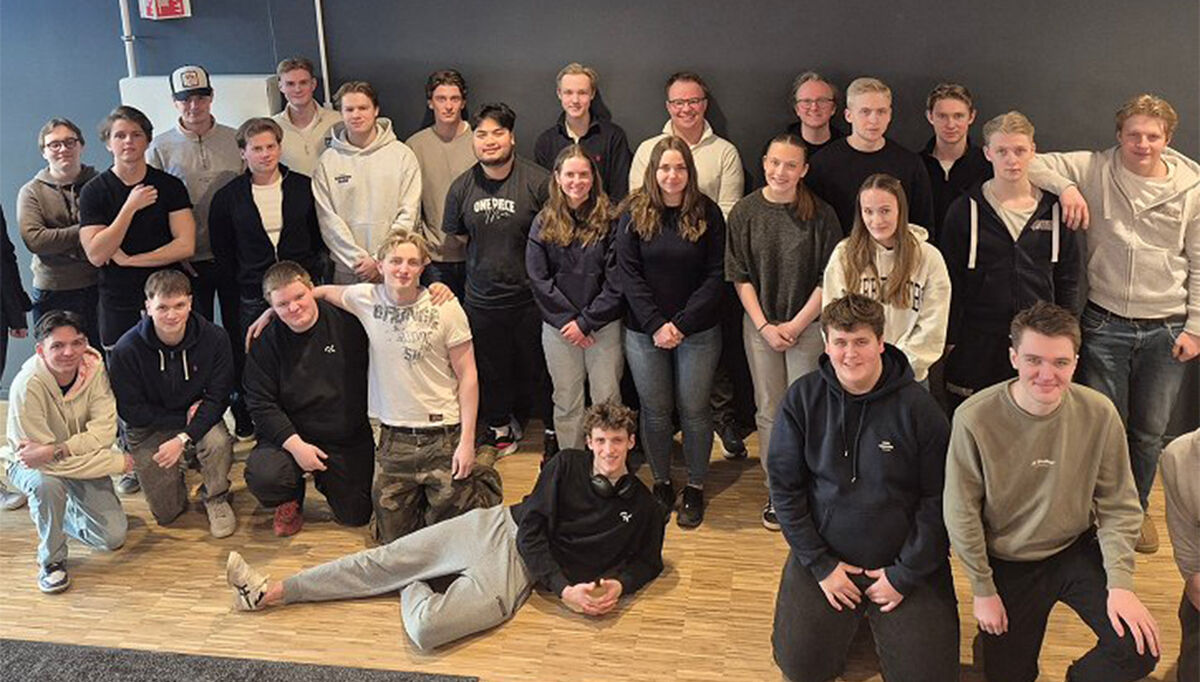 Her ser vi lærlingene som møtte til samling i Trondheim. Foto: GK