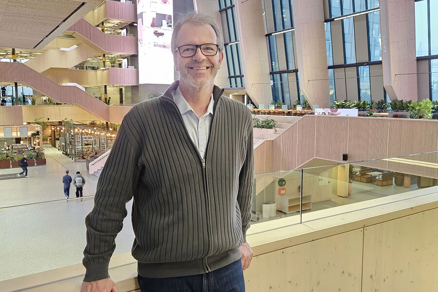 Anders Sandmæl er daglig leder i Brannfag AS. 10. april samles DiBK og alle relevante parter til et gratisarrangement i Construction City for å belyse sprinkler som fag og utveksle erfaringer og utfordringer. Foto: Brannfag AS