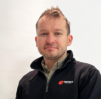 Faglig leder, Anders Østmo Stubban i Værnes AS. Faglig leder, Anders Østmo Stubban i Værnes AS.