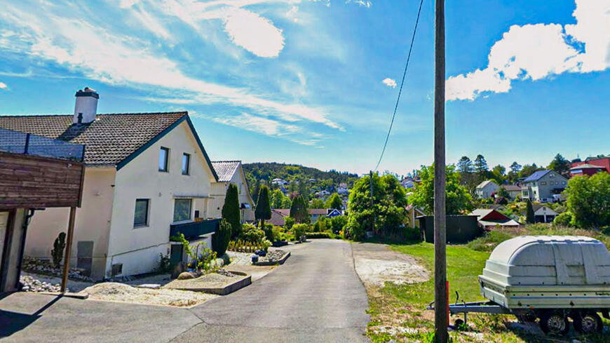 Utsnitt fra Dalaneveien