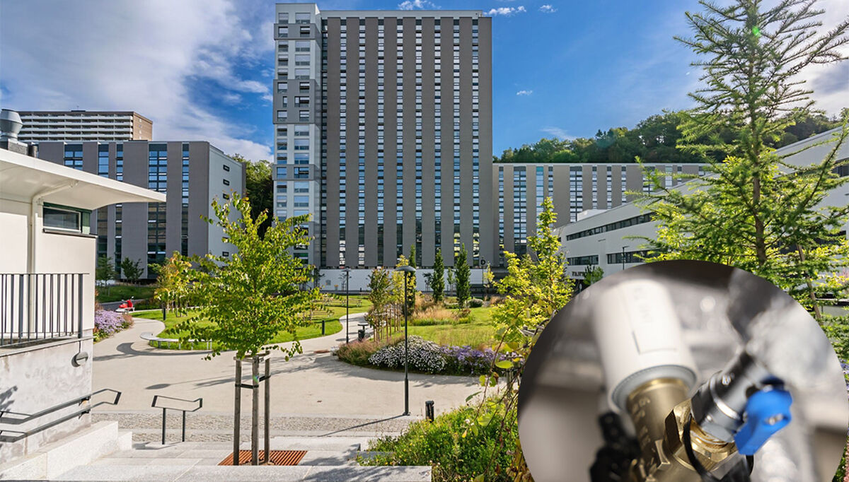 For å løse utfordringene rundt tappevannssirkulasjon hos Studentsamskipnaden Sammen på Vestlandet, har man installert en ny type trykkuavhengig 2-veis reguleringsventil som er utviklet spesielt for tappevannssirkulasjon. Teknisk ansvarlig Jan-Kerim Boudali i Sammen, er glad de nå har klart å løse flere akutte problemer.