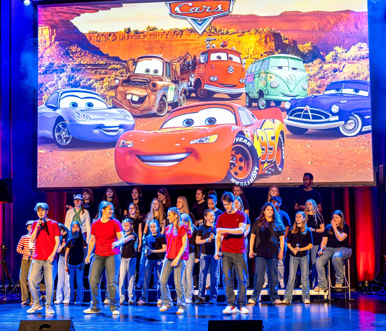 Ett innslag fra filmen biler