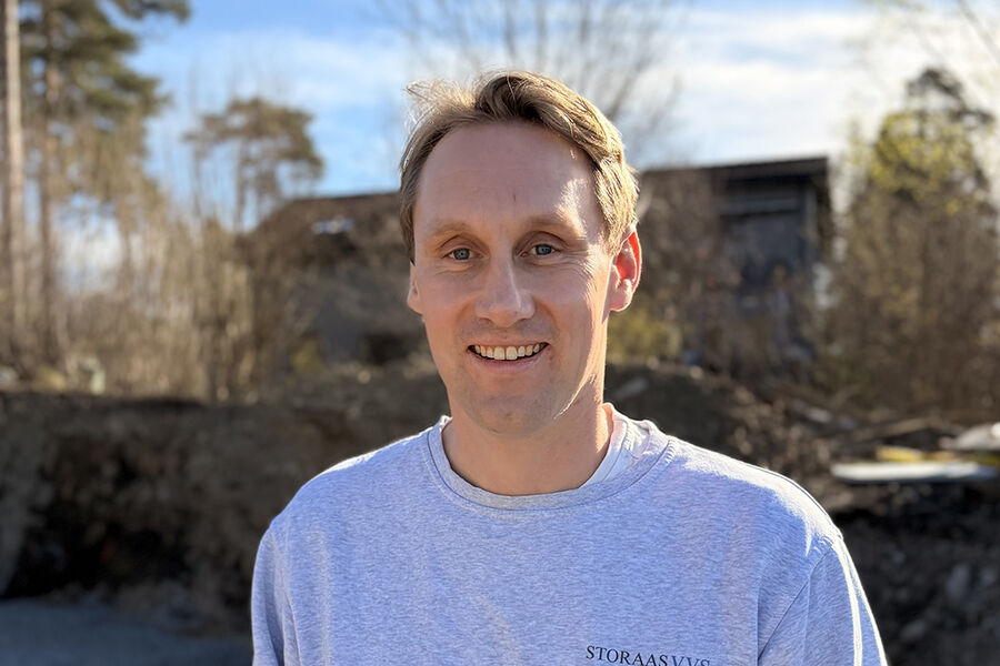 Gründer av Storaas VVS, Petter Storaas. selger rørleggerbedriften til Anter AS.