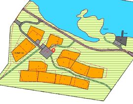 Utsnitt fra reguleringsplan med planID 19970007 - Endringen i bestemmelsene gjelder for tomt 10.