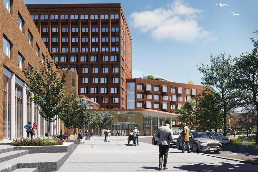 Illustrasjon Nye Rikshospitalet