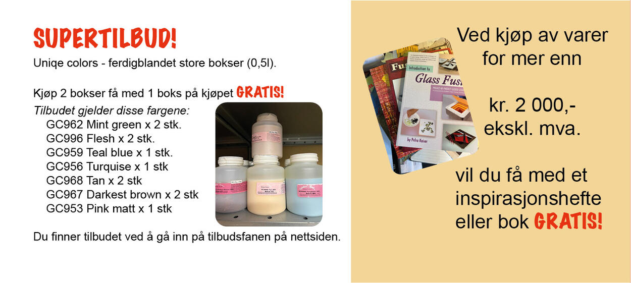 Tilbud Uniq color og gratis bøker