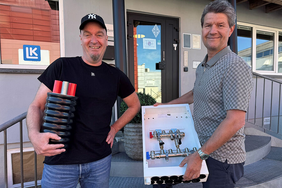 Terje Fjellstad og Jarle Amble fra LK Systems AS.