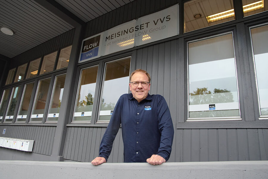 Daglig leder i FLOW Meisingset VVS, Mads Meisingset.