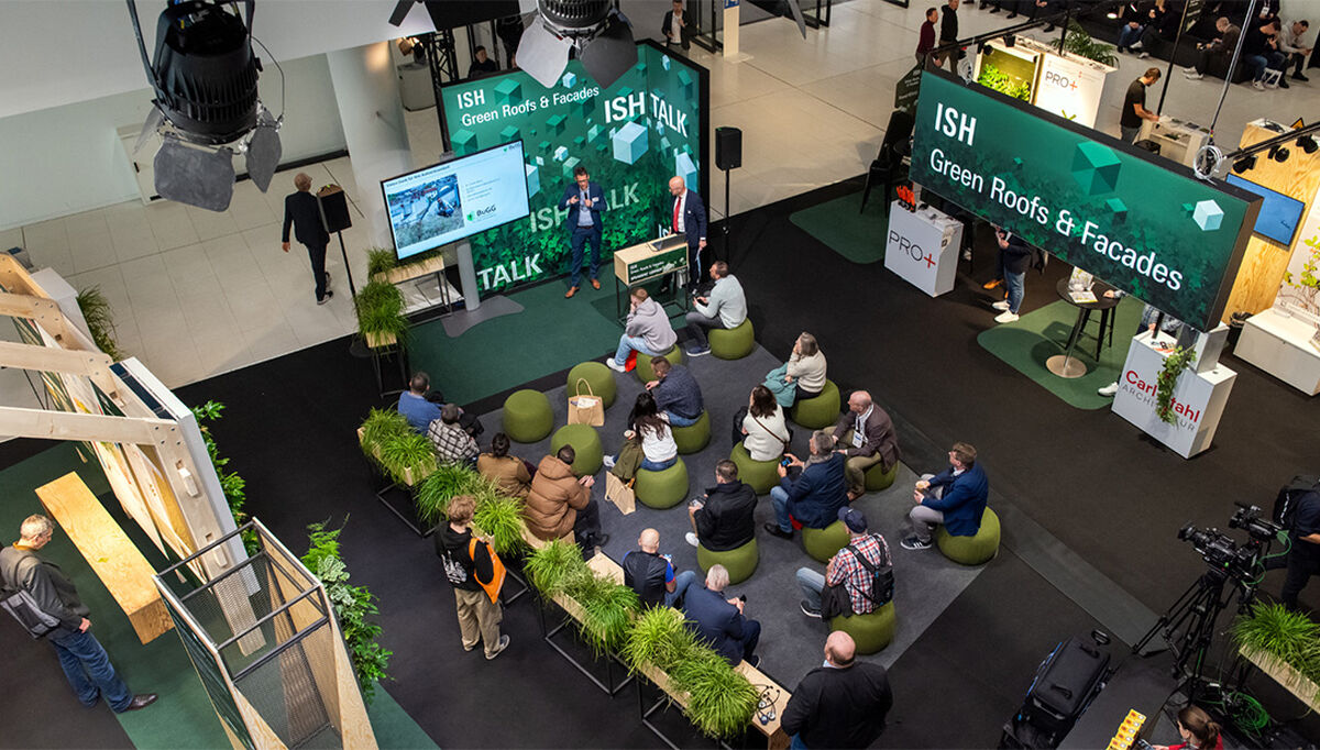 Grønne tak blir et eget tema under ISH 2027. Messe Frankfurt Exhibition GmbH Green Roof & Facades 05