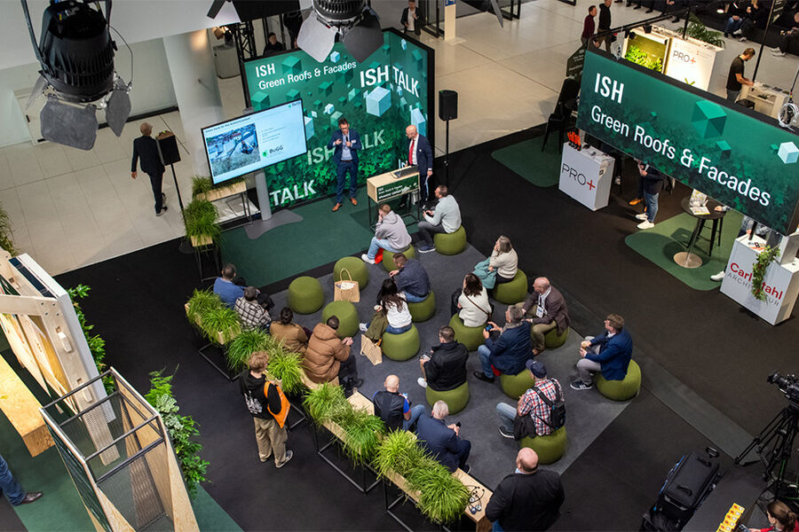 Grønne tak blir et eget tema under ISH 2027. Messe Frankfurt Exhibition GmbH