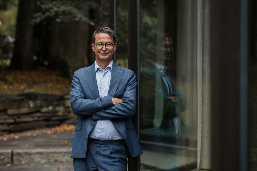 - Dette er en viktig satsing for Oslofjord Varme og for energiforsyningen til Sandvika og Bekkestua, sier CEO Yngve Solvang. Foto: Johnny Vaet Nordskog