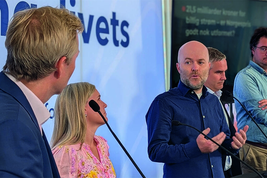 NOVAP og Rolf Iver Mytting Hagemoen under debatten på Arendalsuka.Foto Annette Bjørndalen Søreide
