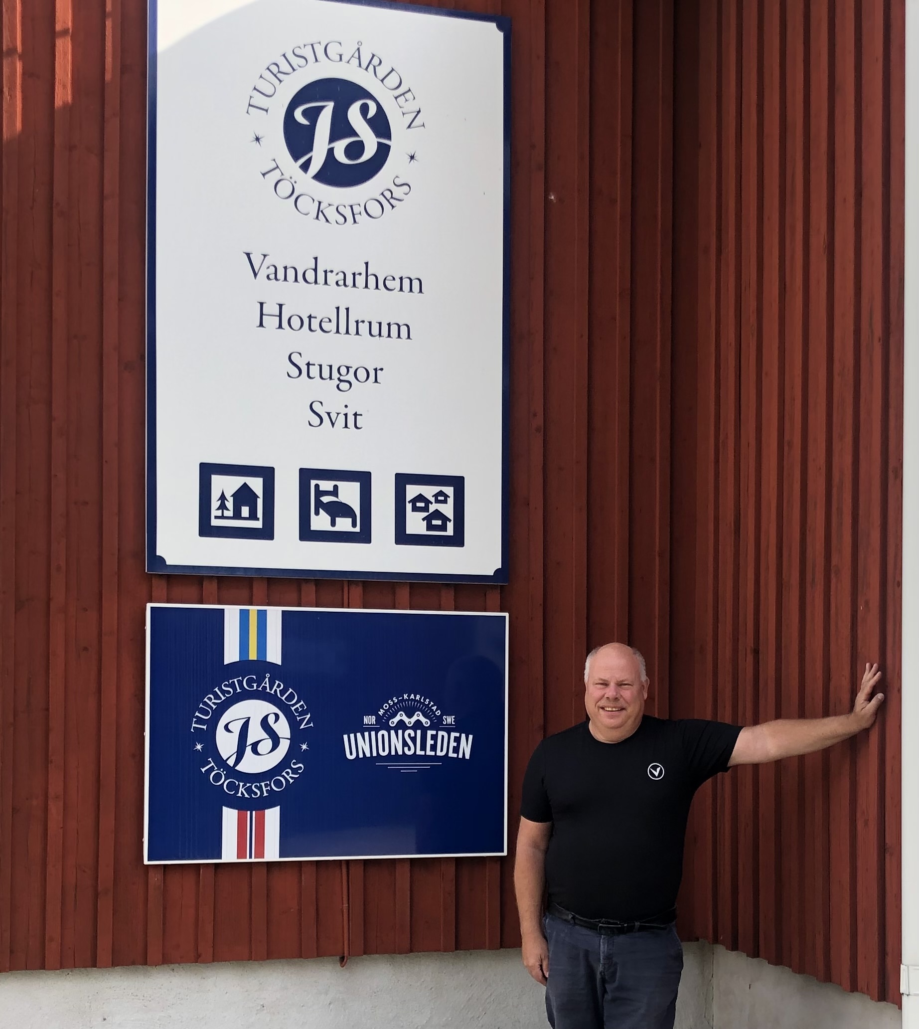 Jörgen Stomberg driver Turistgården Töcksfors