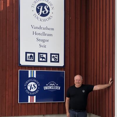 Jörgen Stomberg driver Turistgården Töcksfors