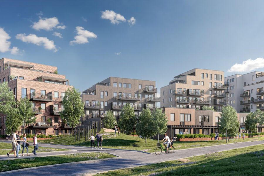 Godt salg gir byggestart på byggetrinn 2 på Lillebytunet i Trondheim