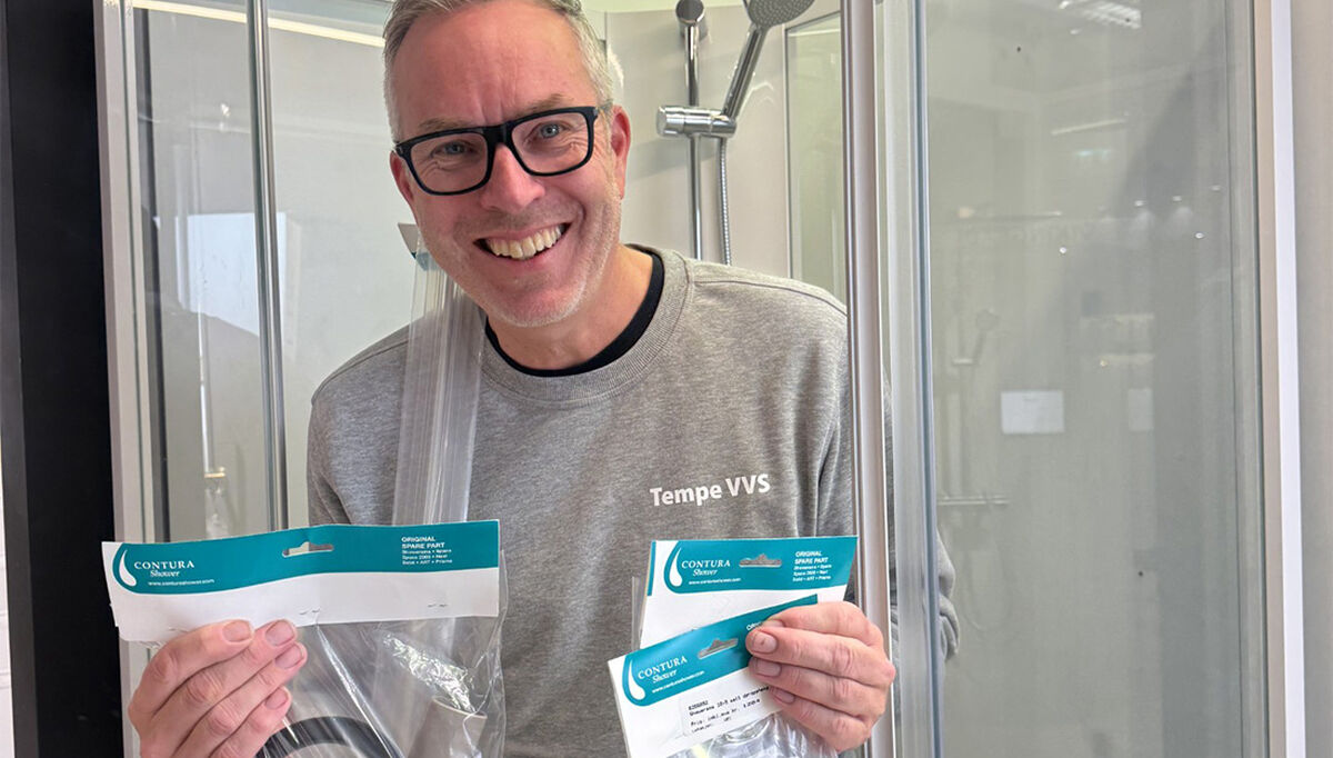 – For oss handler det ikke bare om å selge en ny vare, men om å hjelpe kundene med å holde produktene de allerede har i drift så lenge som mulig, sier Lars Erik Magnussen i Tempe VVS.