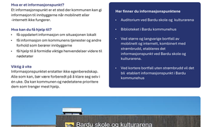 Informasjonspunkt i Bardu kommune
